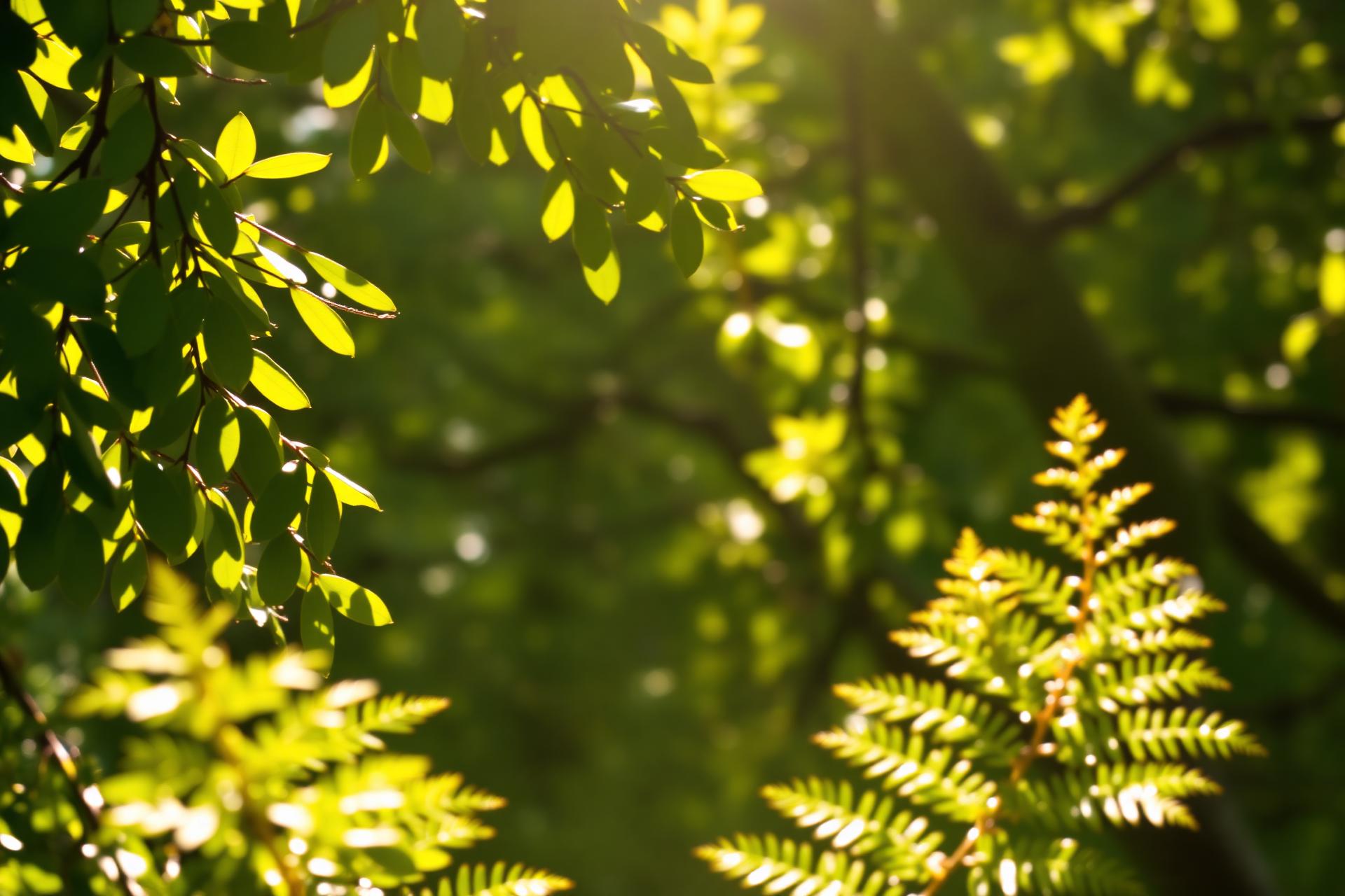 Soft sunlit Australian native greenery representing calm, growth, and renewal
