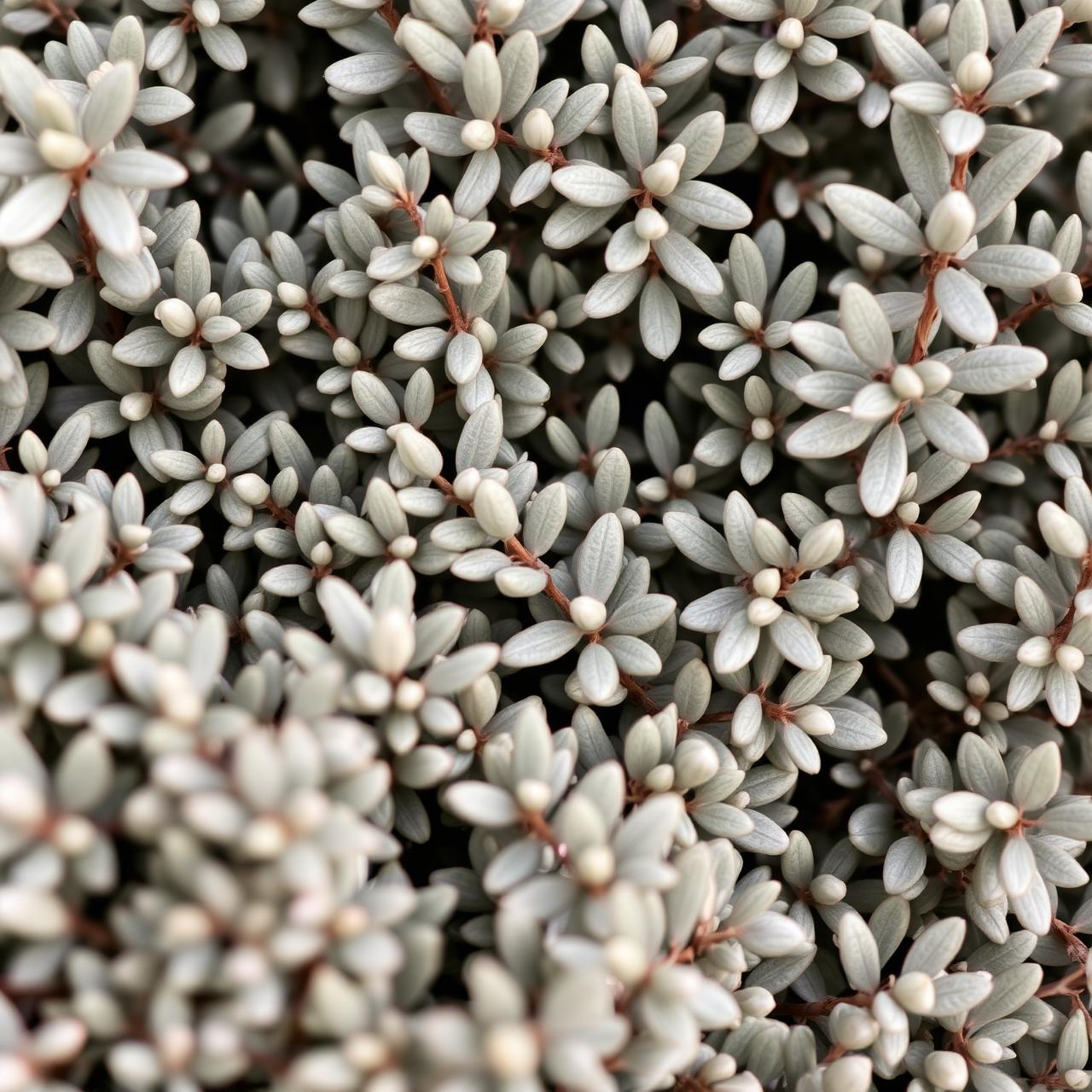 Soft native foliage representing stillness and reflection